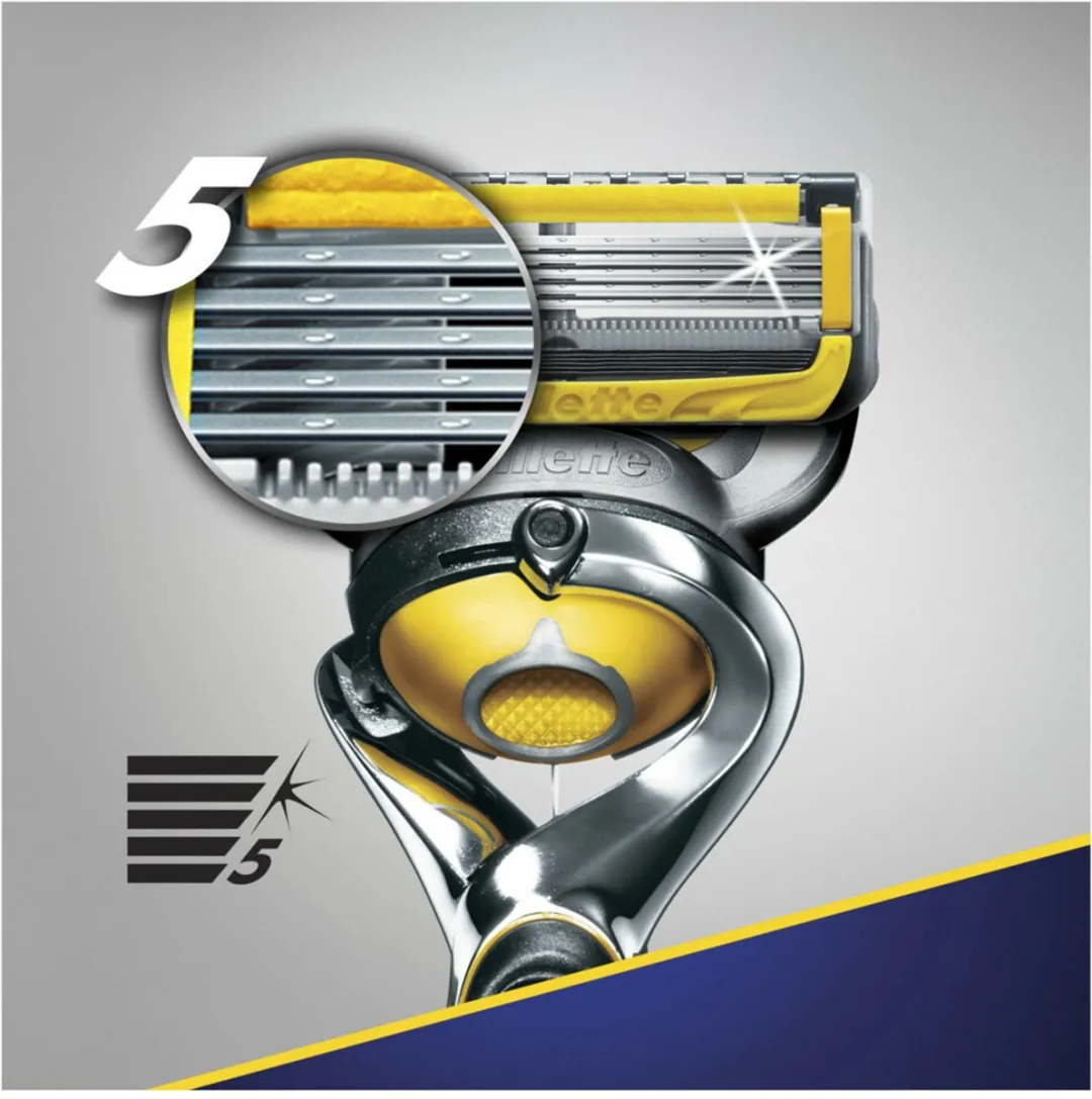 Gillette Fusion5 Proshield Scheersysteem - 5 Bladen - 2 Stuks