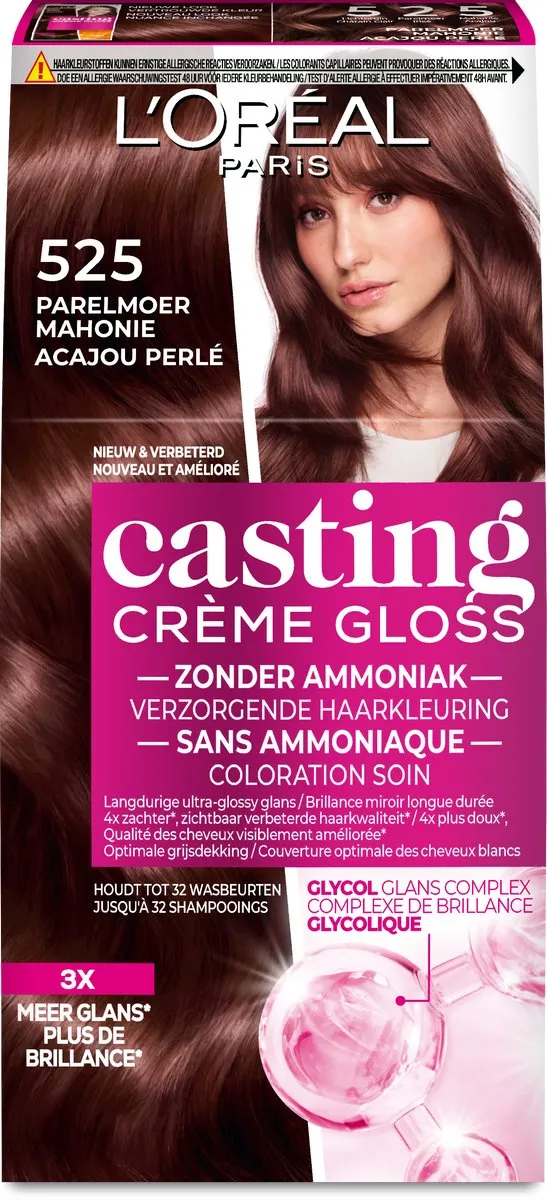 L'Oréal Paris Casting Crème Gloss 525 Parelmoer Mahonie