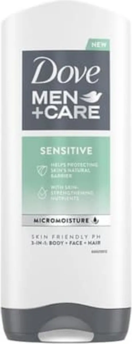 Dove Men Care Sensitive Verfrissende Douchegel 400ml