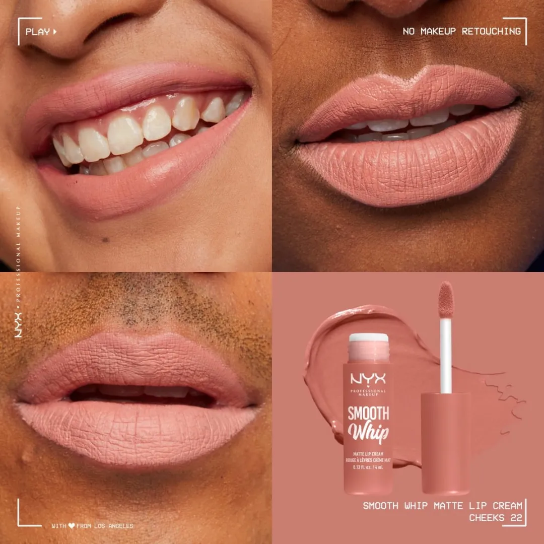 NYX Smooth Whip Matte Lip Cream Cheeks 4ml