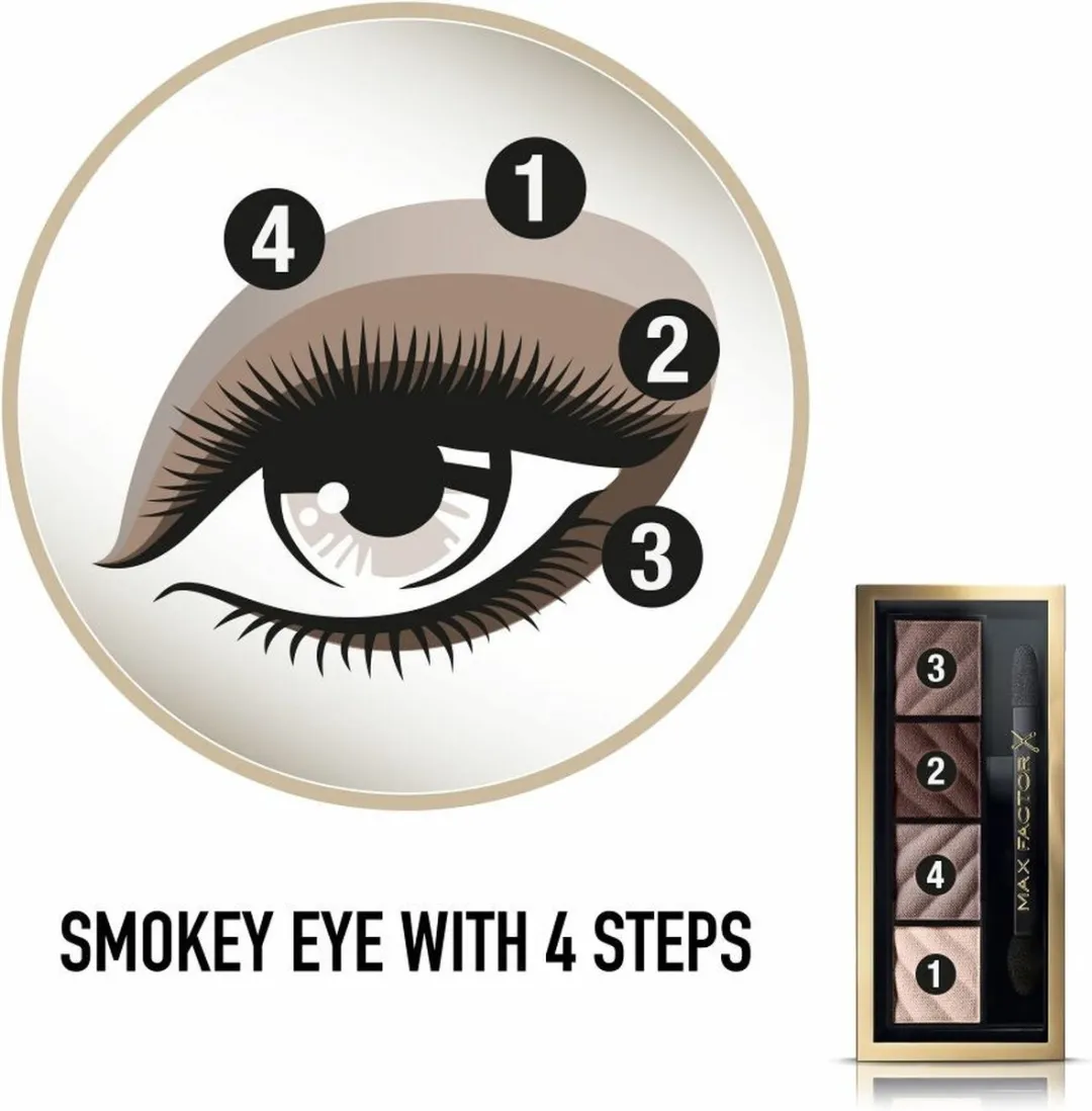 Max Factor Smokey Eye Drama Kit - 4 Kleuren 18ml