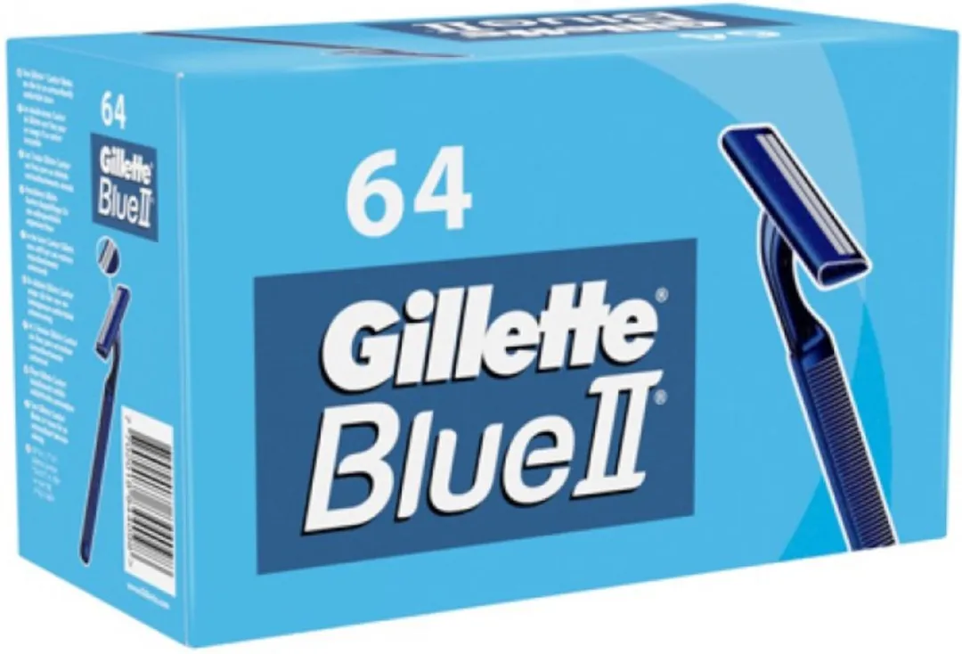 Gillette Blue II Wegwerpscheermesjes 64 Stuks