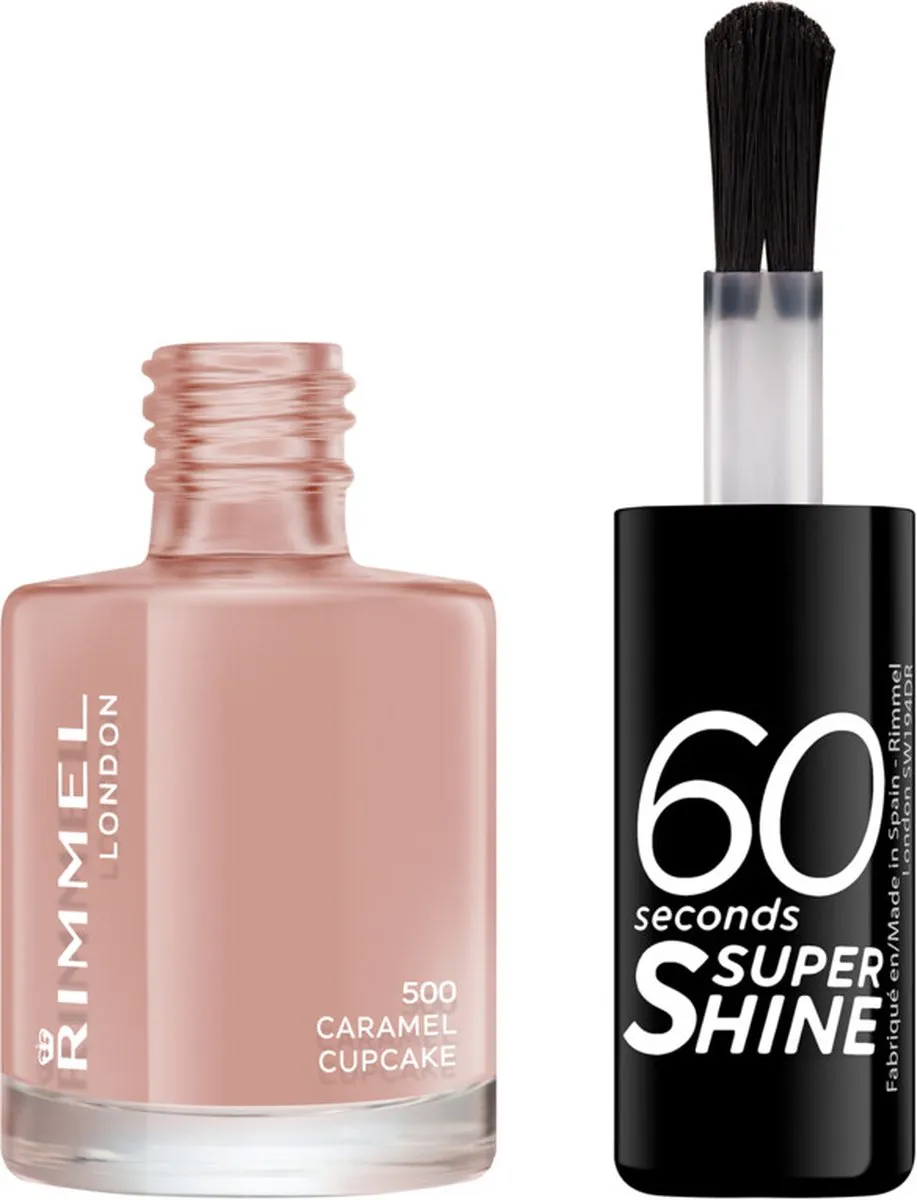Rimmel London 60 Seconds Super Shine 500 Caramel Cupcake
