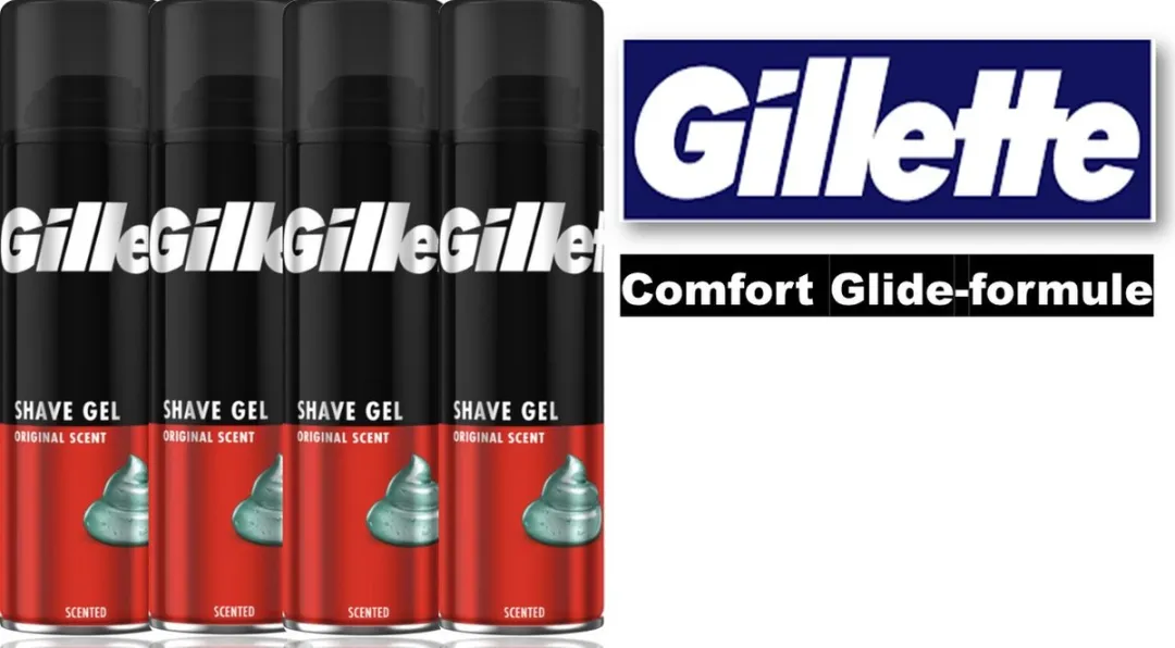 Gillette Scheergel Normale Huid - 800ml (4x200ml)