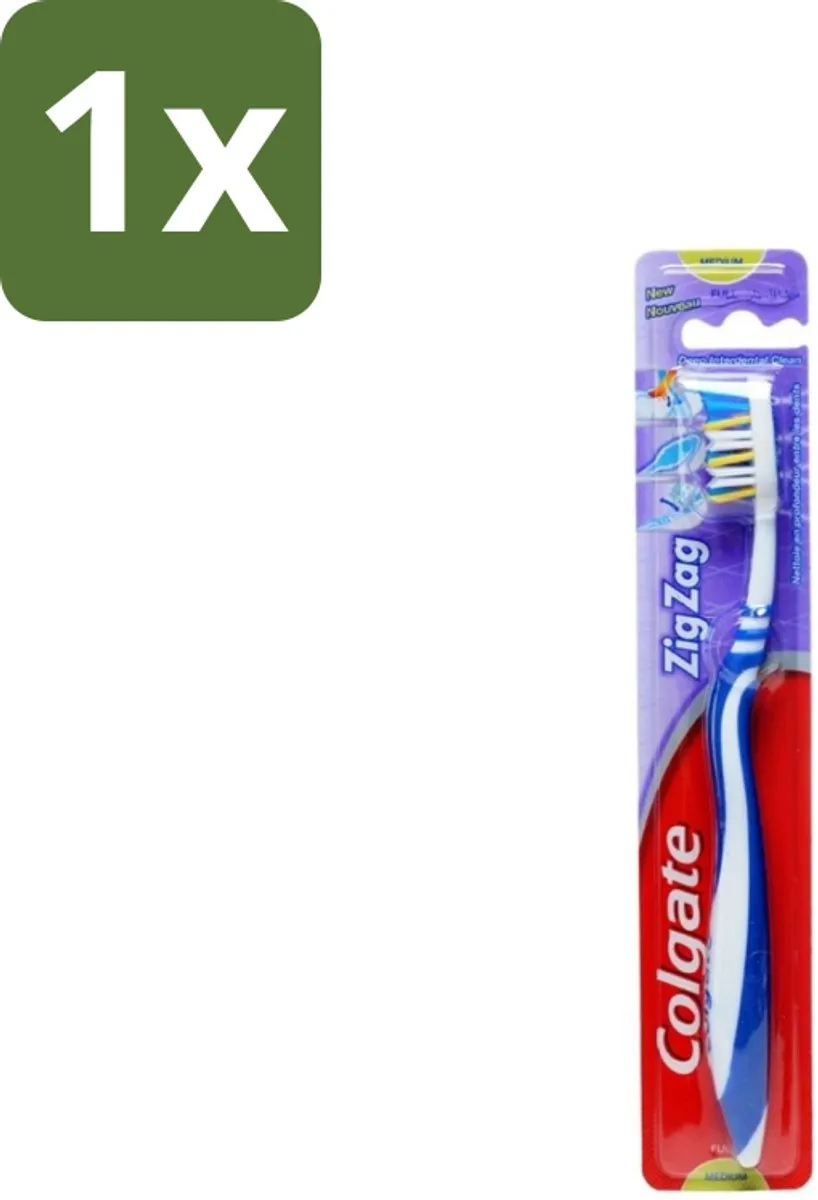Colgate ZigZag Medium Tandenborstel - Meerkleurig