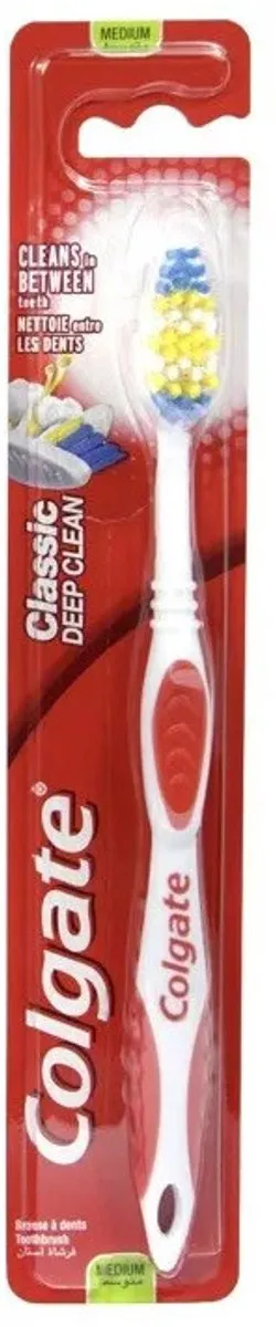 Colgate Classic Deep Clean Medium Tandenborstel - Meerkleurig
