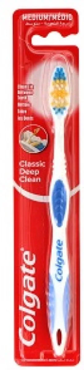 Colgate Classic Deep Clean Medium Tandenborstel - Meerkleurig