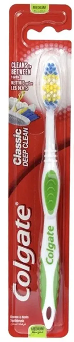 Colgate Classic Deep Clean Medium Tandenborstel - Meerkleurig - afbeelding 6 van 6