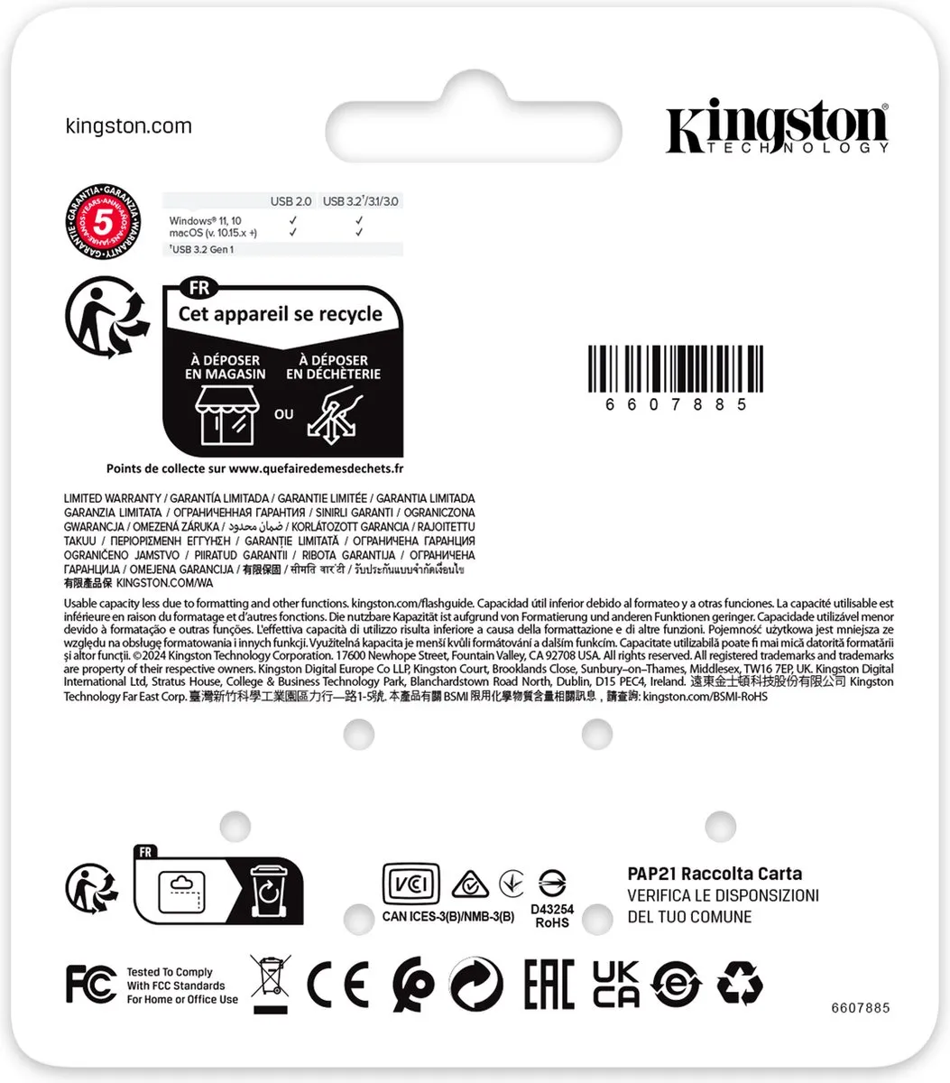 Kingston DataTraveler SE9 G3 64GB - Dark Nickel