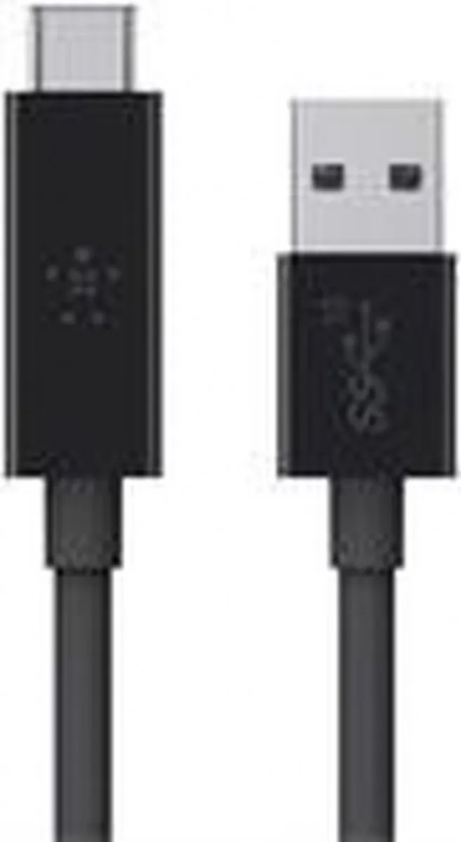 Belkin USB Type-C 3.1 naar USB-A 3.1 Kabel 0.9m - Zwart