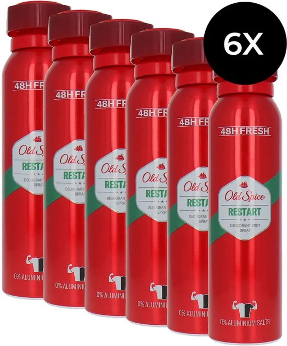 Old Spice Deodorant-Body Spray Restart 6x150ml
