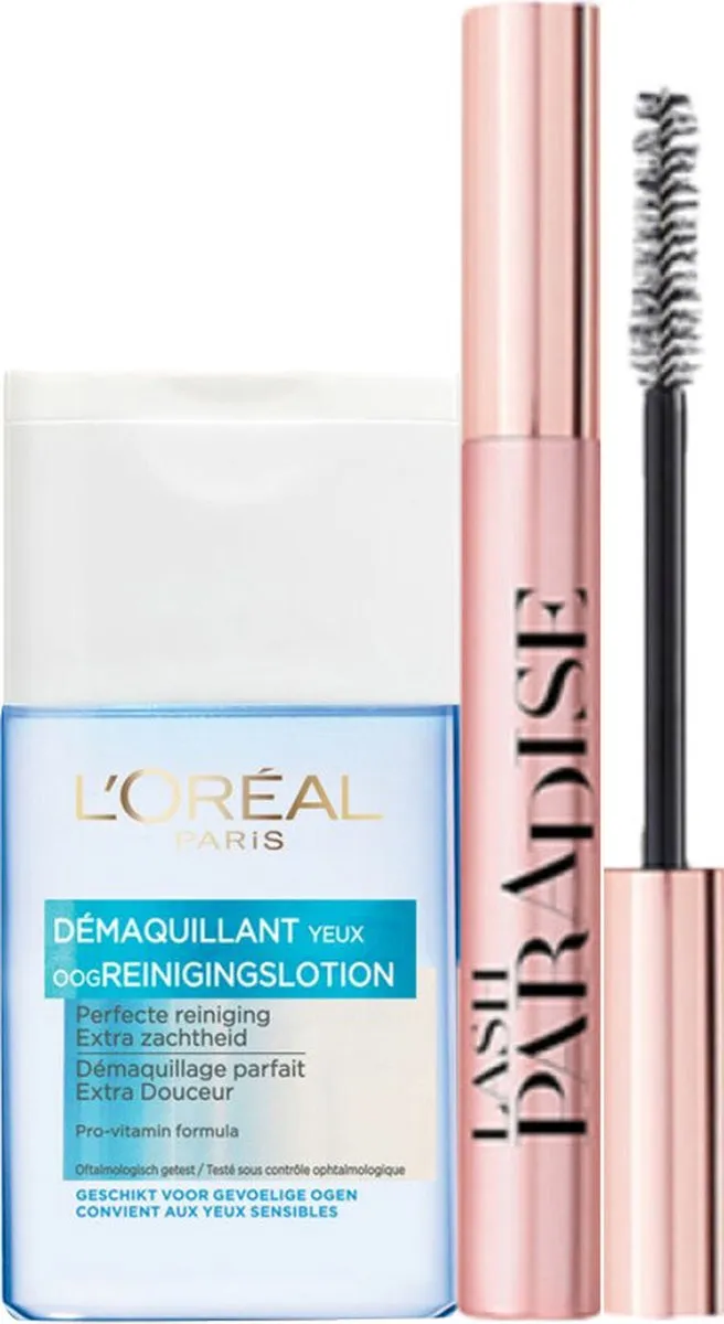 L'Oréal Paris Lash Paradise Mascara & Reinigingslotion
