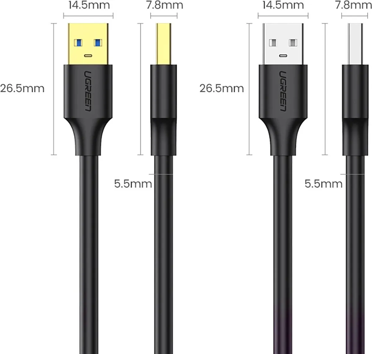 UGREEN USB 3.2 Gen 1 Kabel 3m - US128-90576
