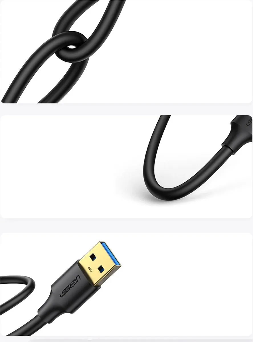 UGREEN USB 3.2 Gen 1 Kabel 3m - US128-90576