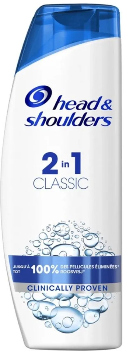 Head & Shoulders Classic 2in1 Anti-Roos Shampoo & Conditioner 270ml - 2 Stuks