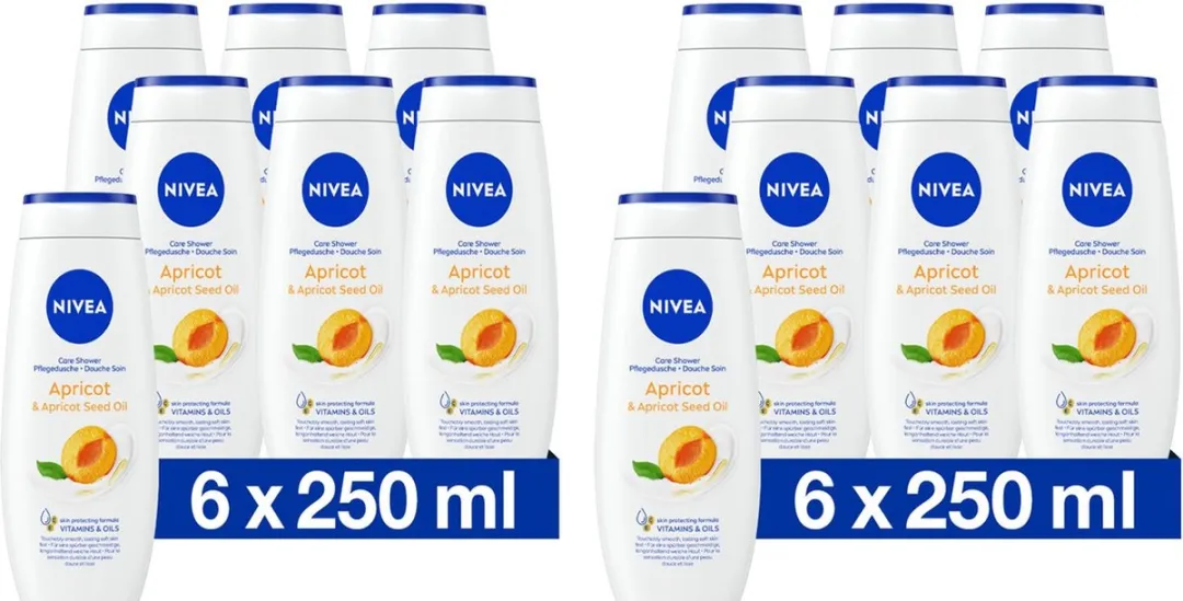 NIVEA Care Douchegel Apricot 250ml