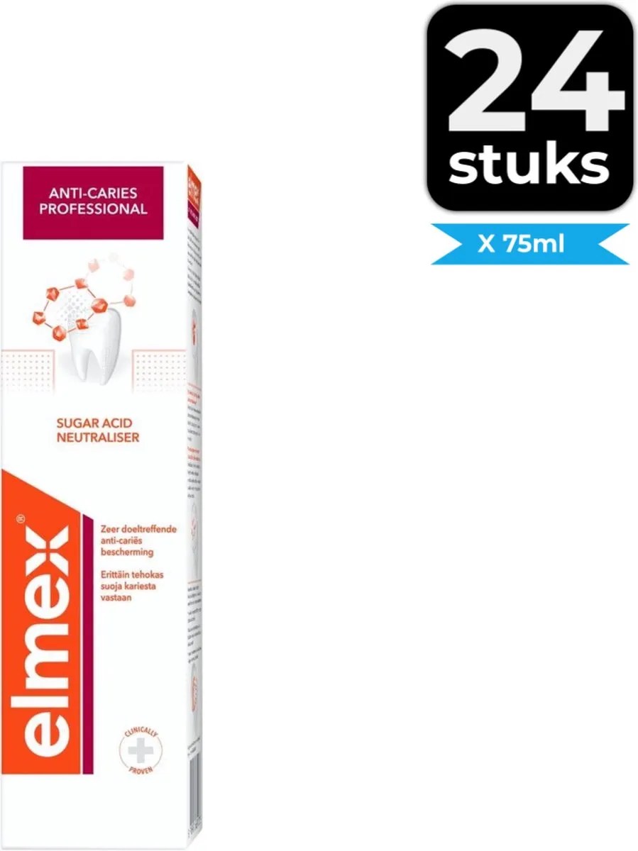 Elmex Anti-Cariës Tandpasta 75ml - 24 Stuks