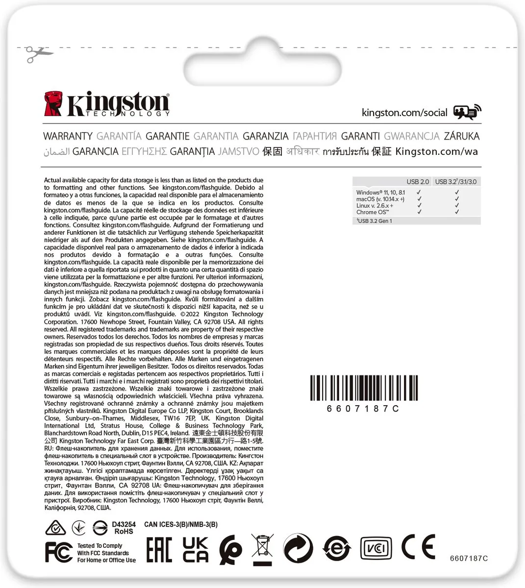 Kingston DataTraveler Exodia DTXON/128GB USB-Stick 128GB - Zwart