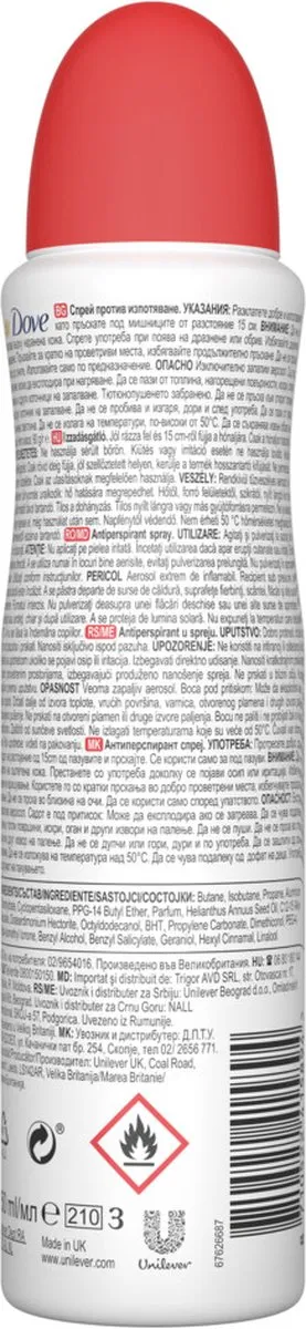 Dove Deodorant Spray Go Fresh Apple & White Tea 150ml