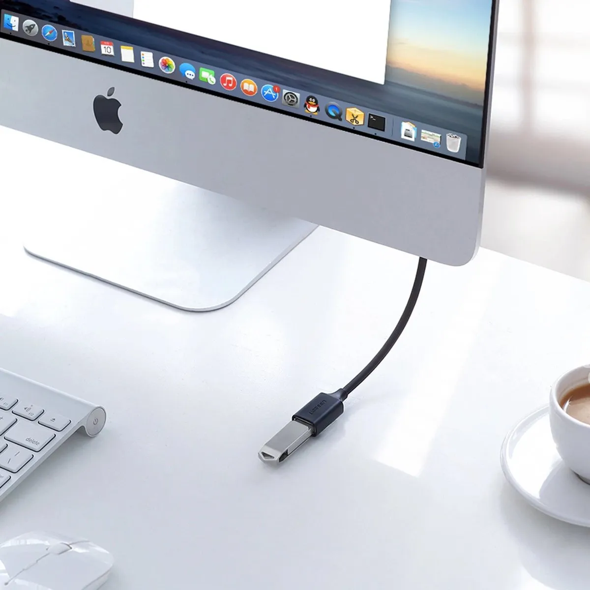 Ugreen US103 USB 2.0 Verlengstuk 5m - Zwart