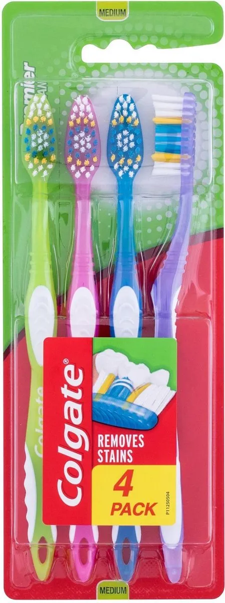 Colgate Premier Medium Tandenborstel - 4 Stuks