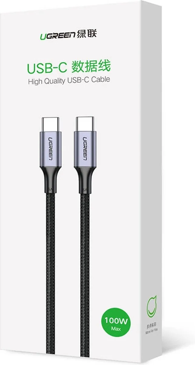 Ugreen USB Type-C Kabel 100W 3m - Grijs