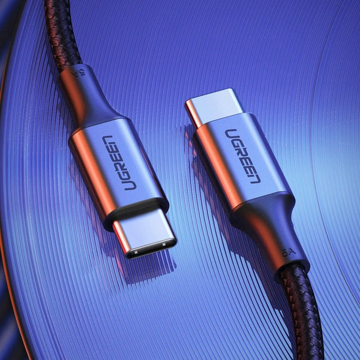 Ugreen USB Type-C Kabel 100W 3m - Grijs