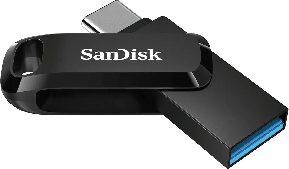 SanDisk Ultra Dual Drive Go SDDDC3-512G-G46 USB-stick 512GB - Zwart