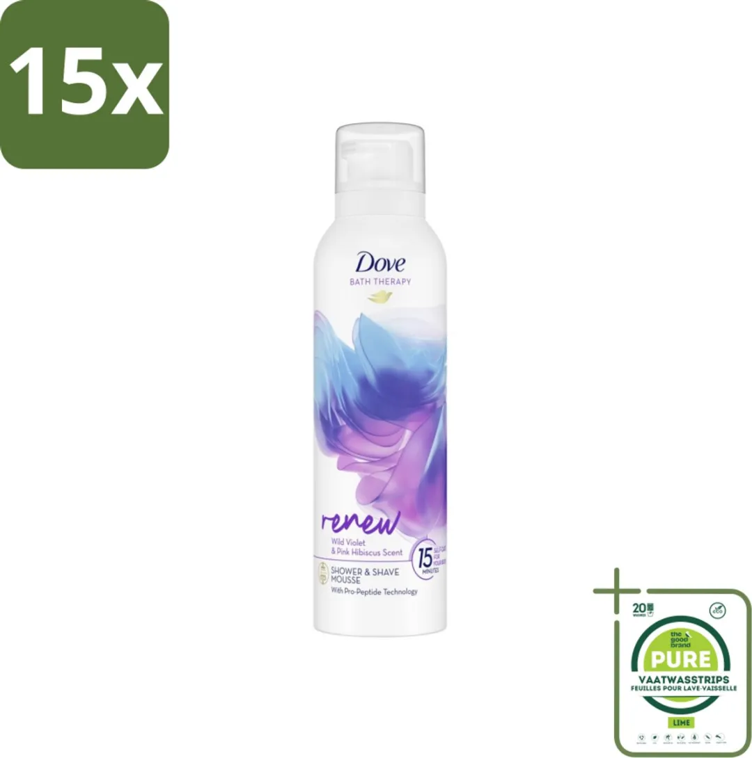 Dove Bath Therapy Renew Douche- & Scheerschuim 250ml