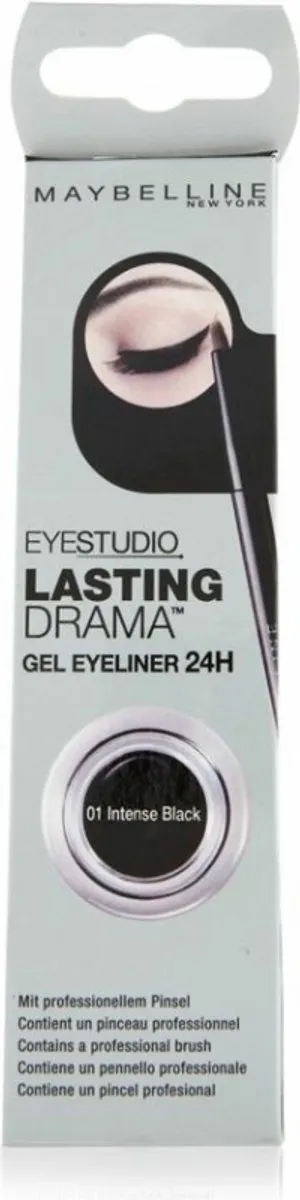 Maybelline Eye Studio Gel Liner 01 Black - 3g