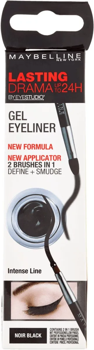 Maybelline Eye Studio Gel Liner 01 Black - 3g