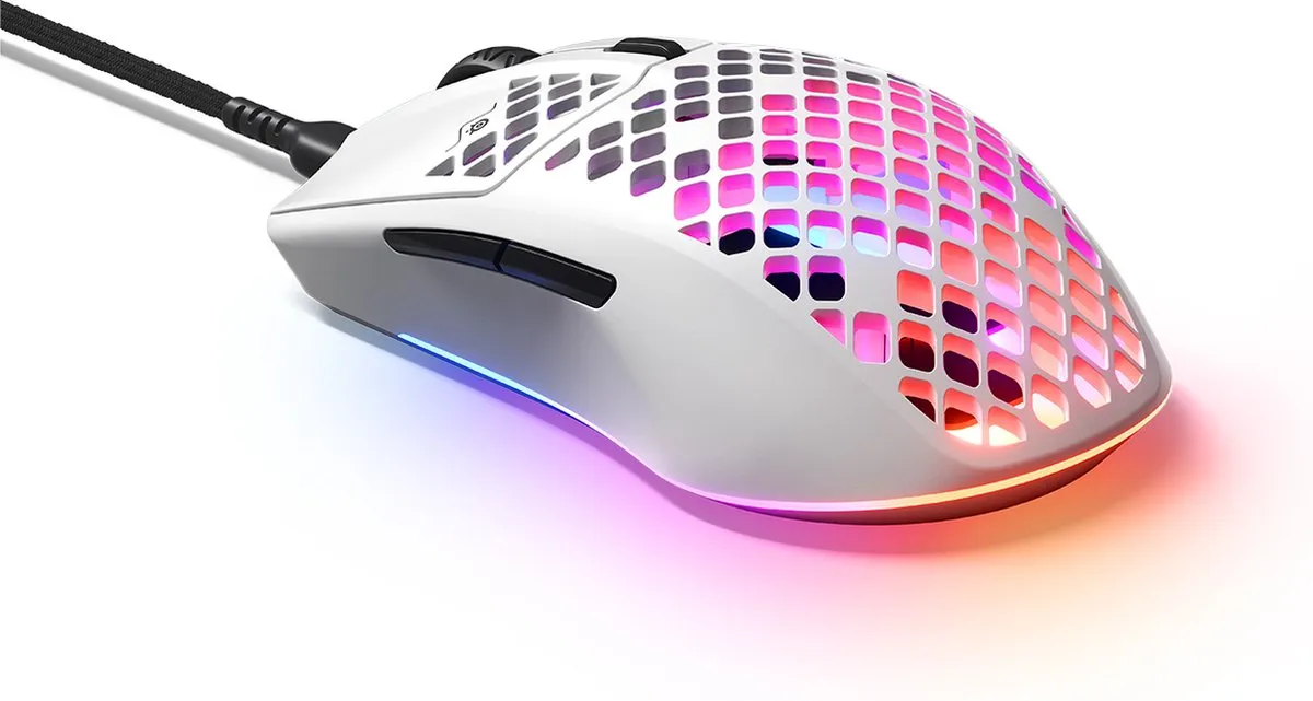 SteelSeries Aerox 3 62603 Gaming Muis - Wit