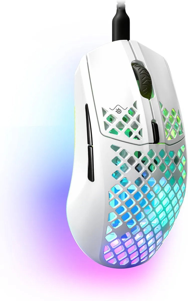 SteelSeries Aerox 3 62603 Gaming Muis - Wit