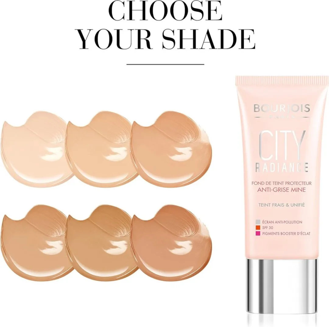 Bourjois City Radiance Foundation 05 Golden Beige 30ml