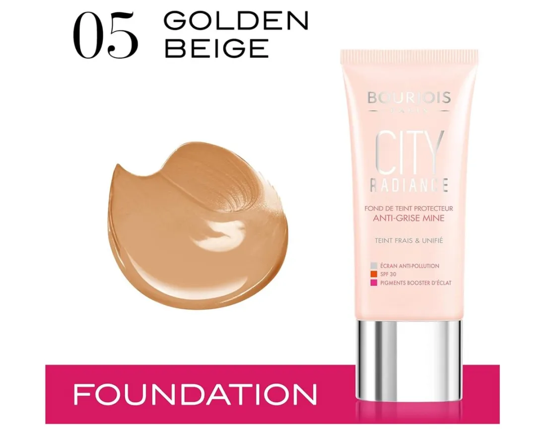 Bourjois City Radiance Foundation 05 Golden Beige 30ml