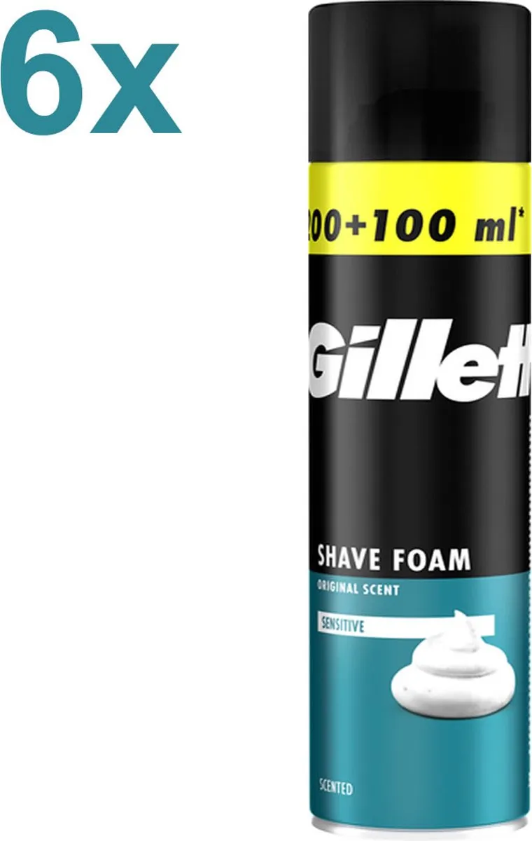 Gillette Original Scent Sensitive Scheerschuim 300ml