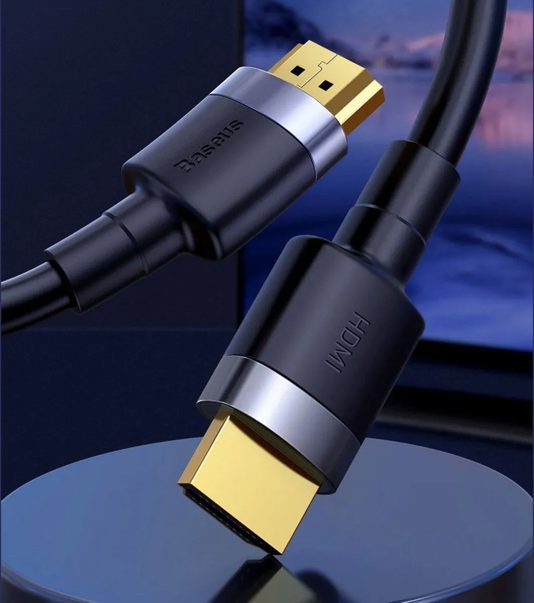 Baseus Cafule HDMI 2.0 Kabel 4K 60Hz - 2m - Zwart - afbeelding 6 van 6