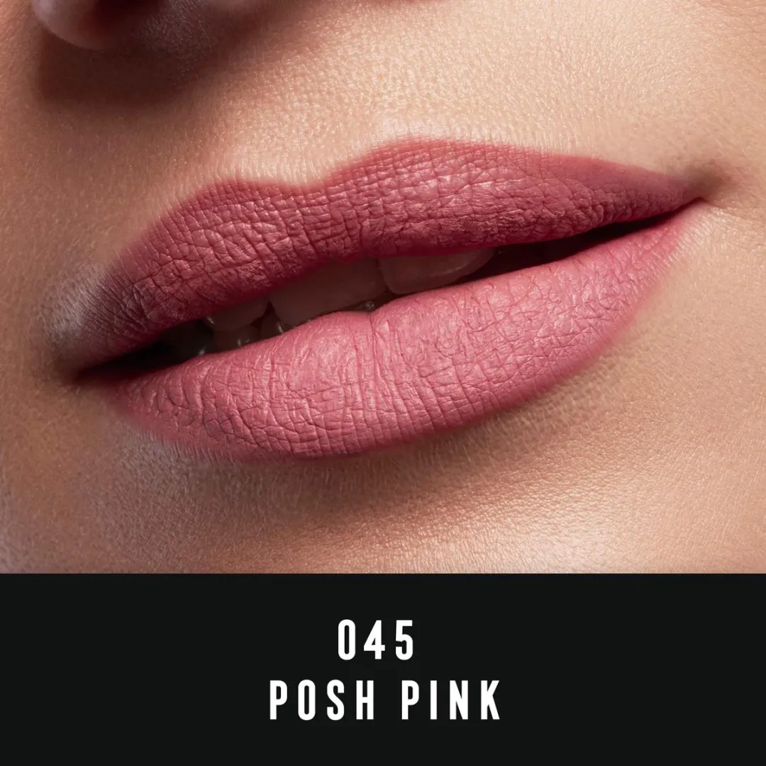 Max Factor Lipfinity Velvet Matte 045 Posh Pink - 3.5ml - afbeelding 6 van 6