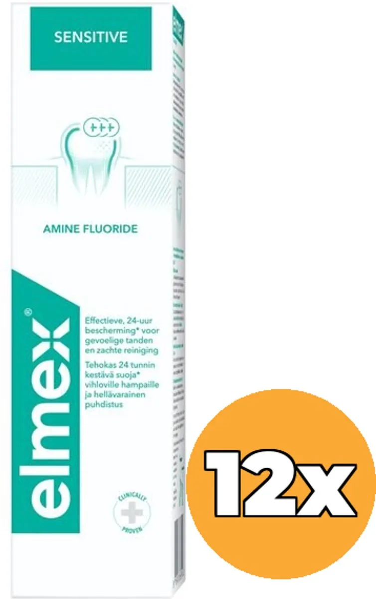 Elmex Tandpasta Sensitive Original 12x75ml