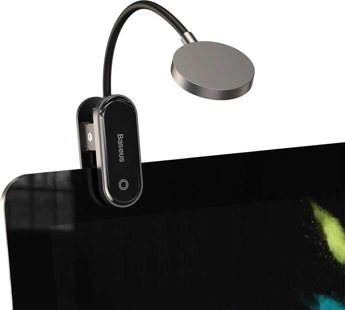 Baseus Mini Cliplamp - Oplaadbaar Nachtlampje Zwart