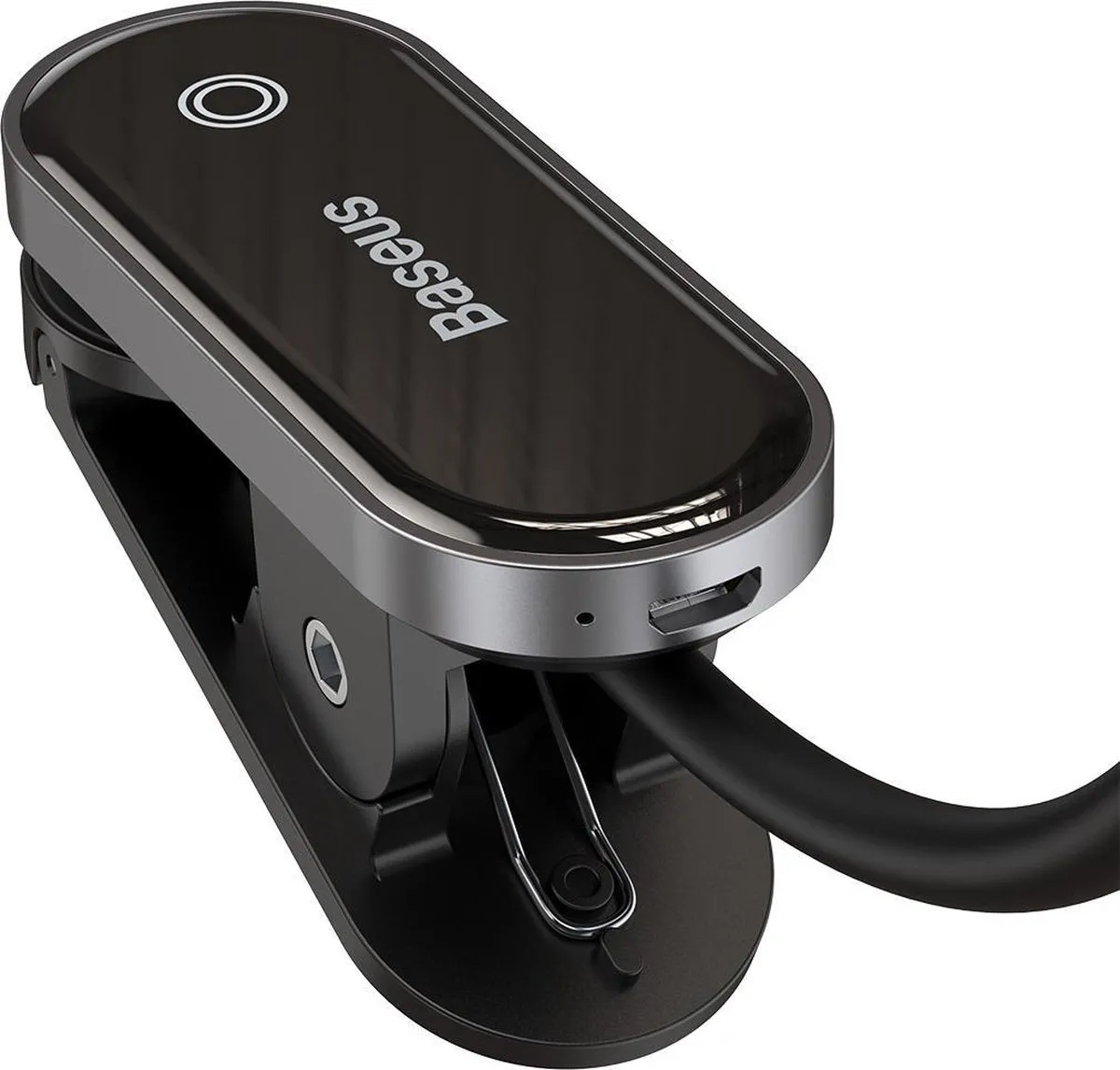 Baseus Mini Cliplamp - Oplaadbaar Nachtlampje Zwart