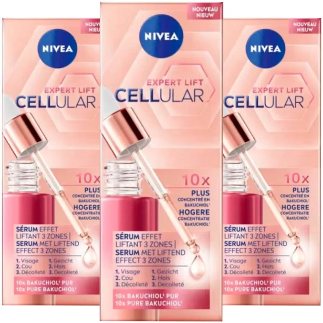 NIVEA Cellular Lift Bakuchiol Serum 3x30ml