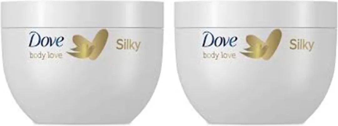 Dove Body Crème Silky Nourishment 600ml - 2 Stuks