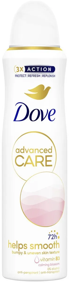 Dove Deodorant Spray - Advanced Care - For Smooth Skin - 150 ml - Bulkverpakking - 5 stuks