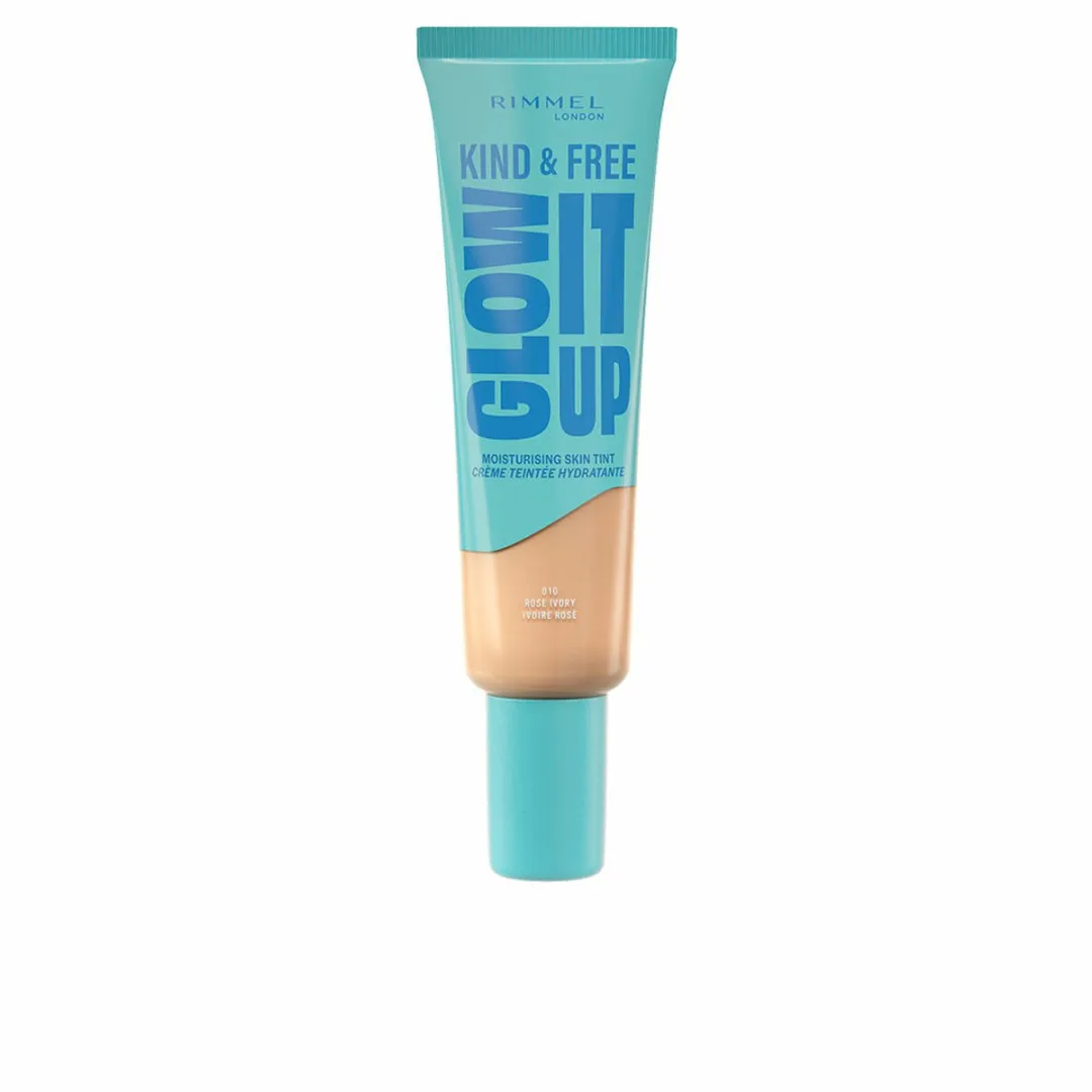 Rimmel London Kind & Free Glow It Up Moisturising Skin Tint 010-Rose Ivory 30ml