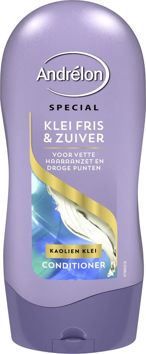 Andrélon Klei Fris & Zuiver Cremespoeling 300ml