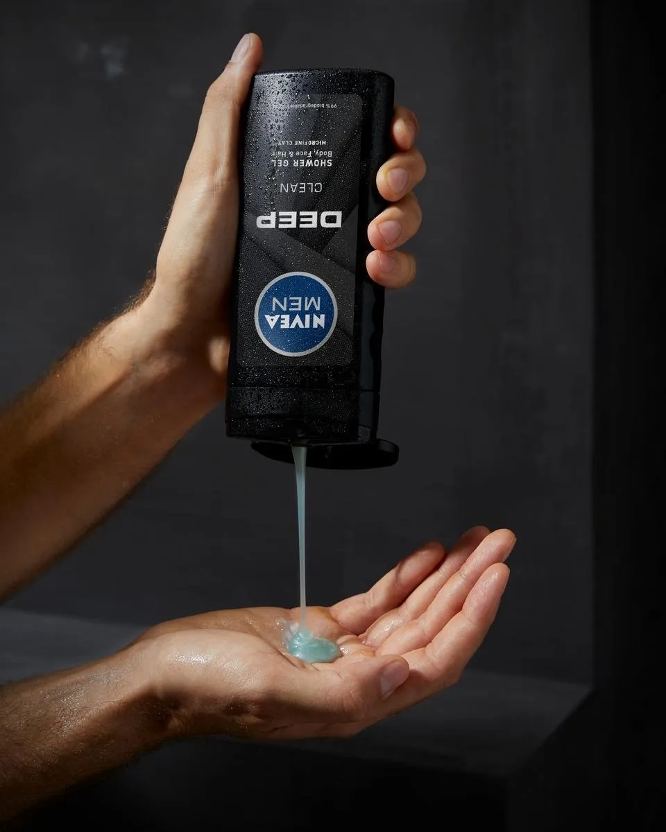 NIVEA MEN Deep Clean Douchegel 6x250ml