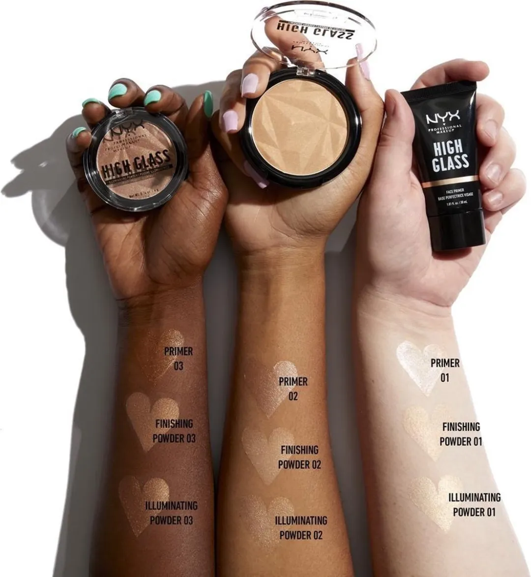 NYX High Glass Face Primer Sandy Glow - 30ml