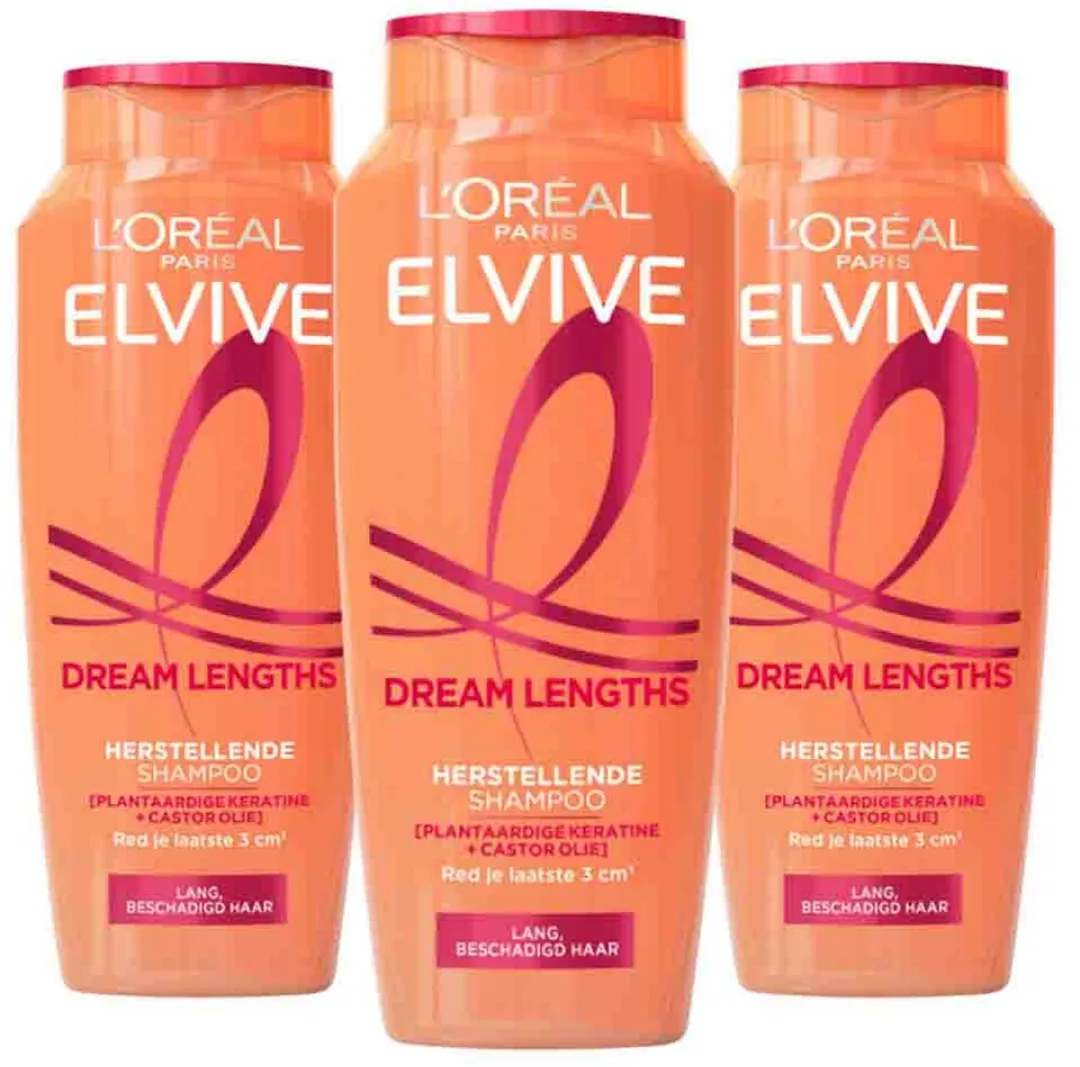 L'Oréal Elvive Dream Lengths Shampoo 3x250ml