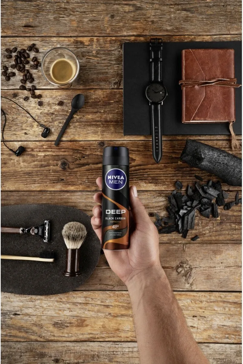 NIVEA Deep Espresso Anti Transpirant Spray 900ml - 6 Stuks - afbeelding 4 van 4